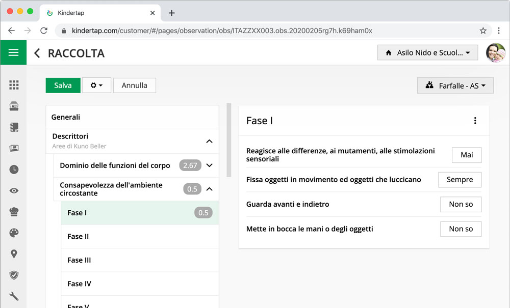 Il tool di raccolta osservazioni più completo e versatile mai sviluppato.